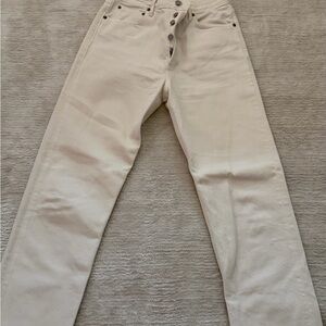 Agolde Womens Cream Jeans - size 27